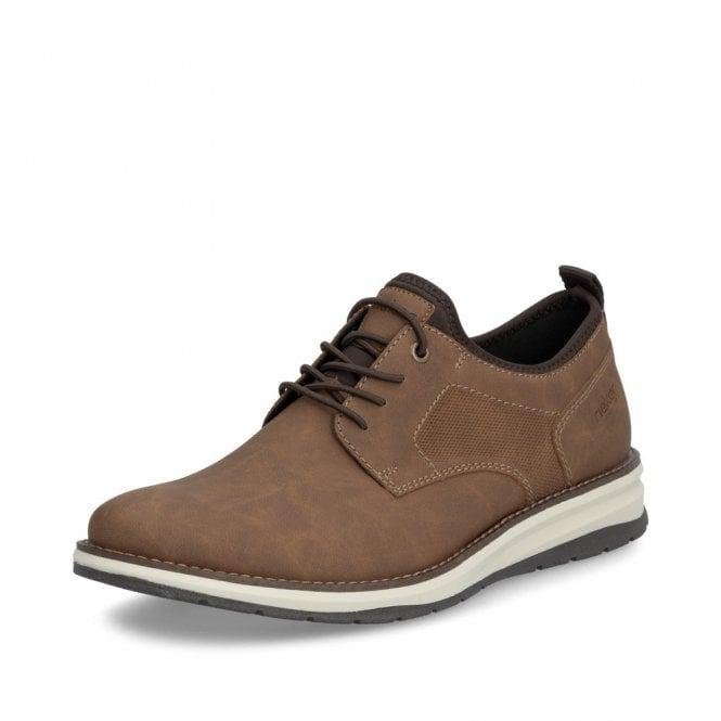 Rieker 14702 Men's Lace-Up Shoes - Brown