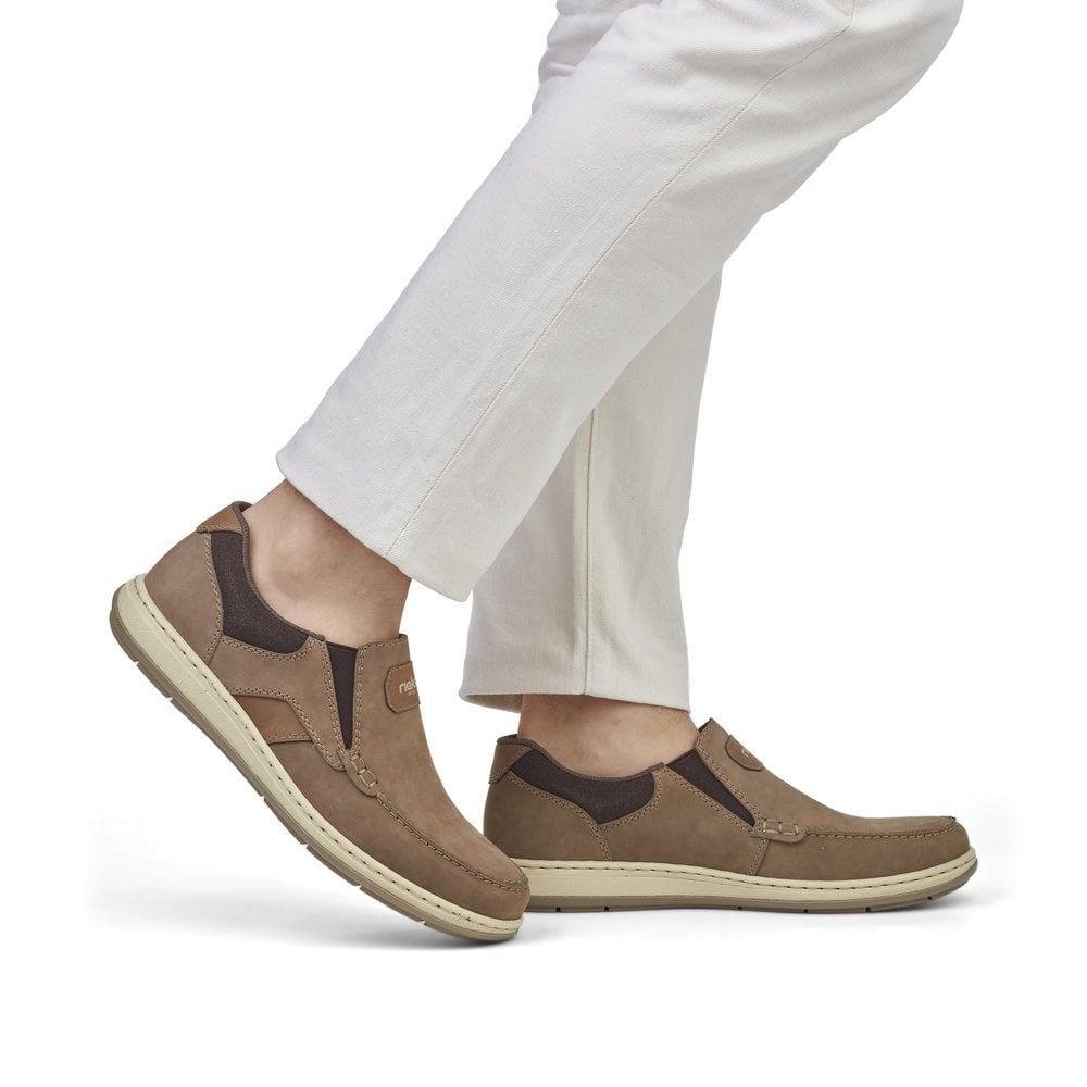 Rieker 17368-25 Randall Mens Shoes - Brown