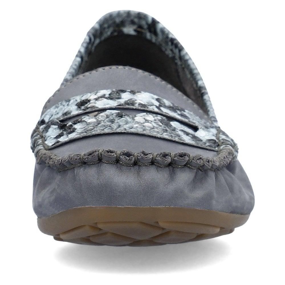 Rieker 40054-14 Whitney Womens Shoes - Blue