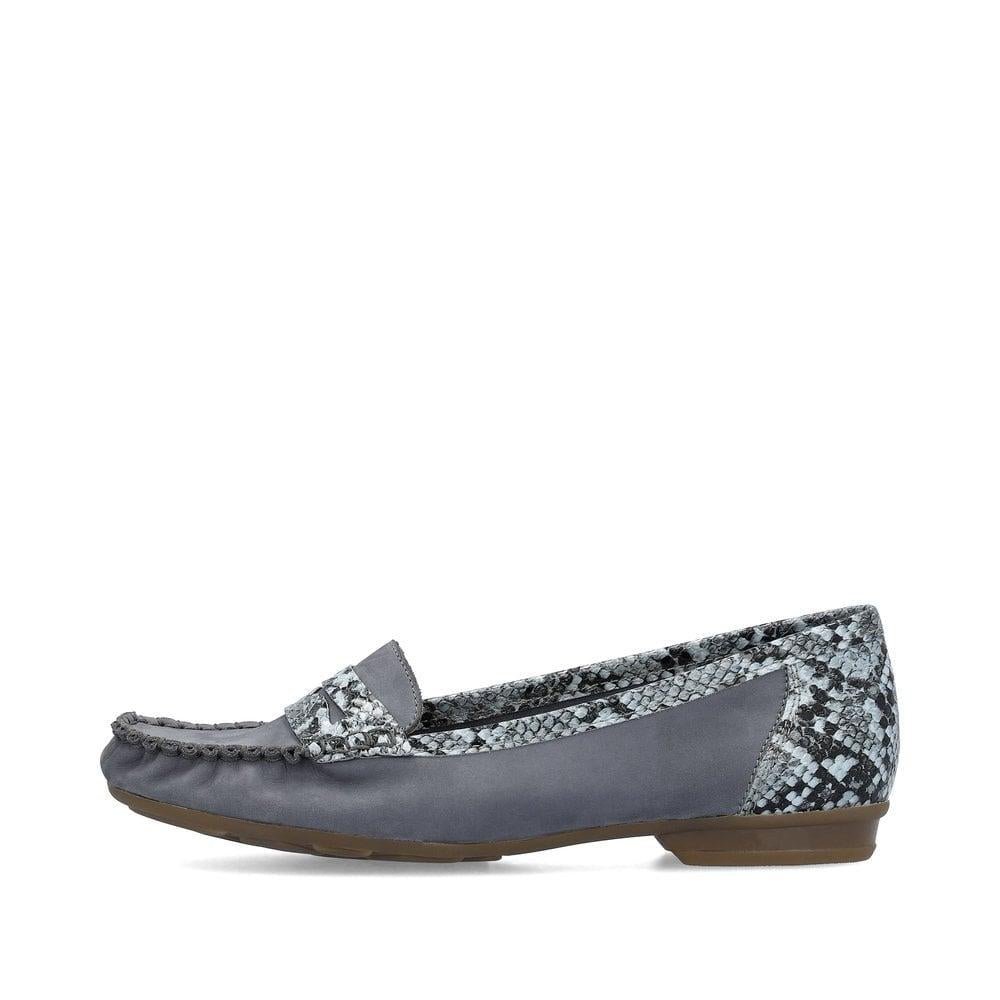 Rieker 40054-14 Whitney Womens Shoes - Blue