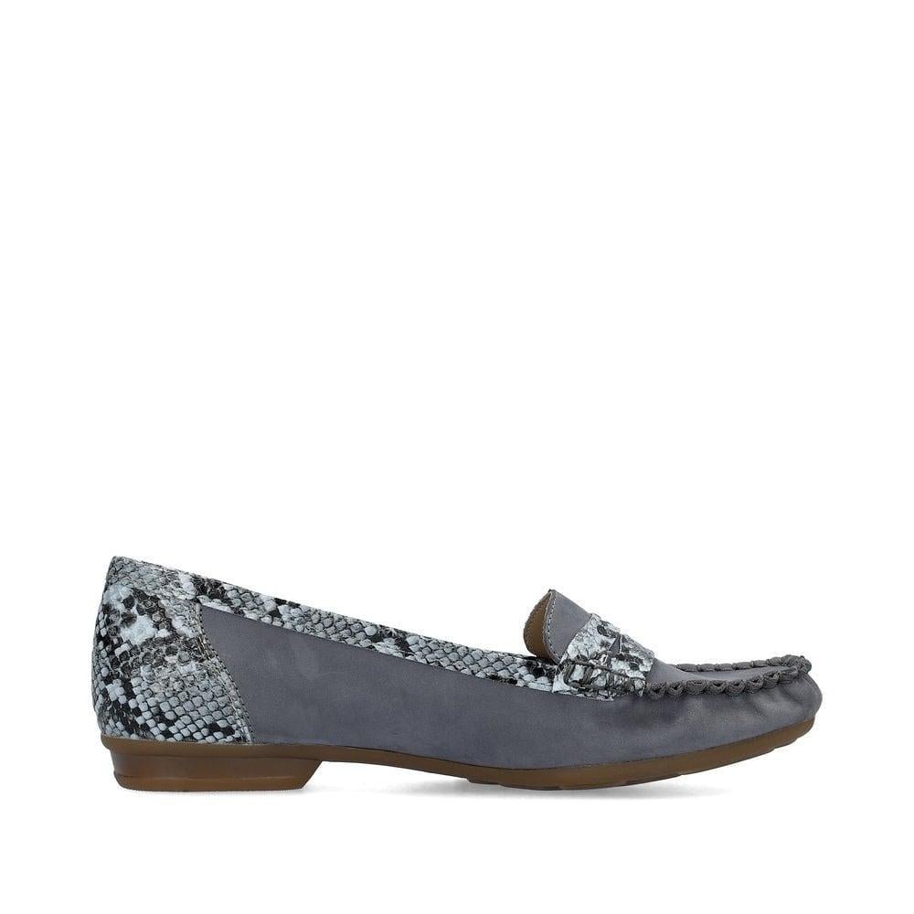 Rieker 40054-14 Whitney Womens Shoes - Blue