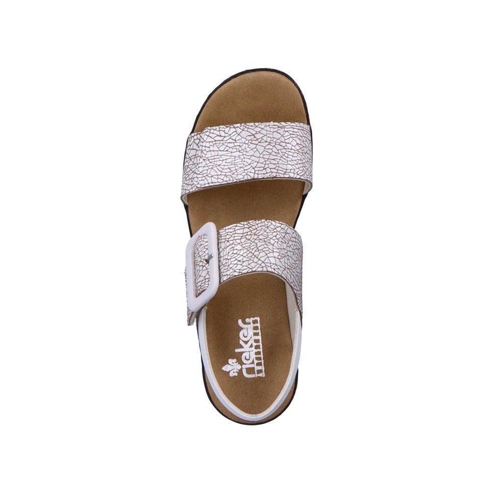 Rieker 62950-80 Regina Womens Sandals - White