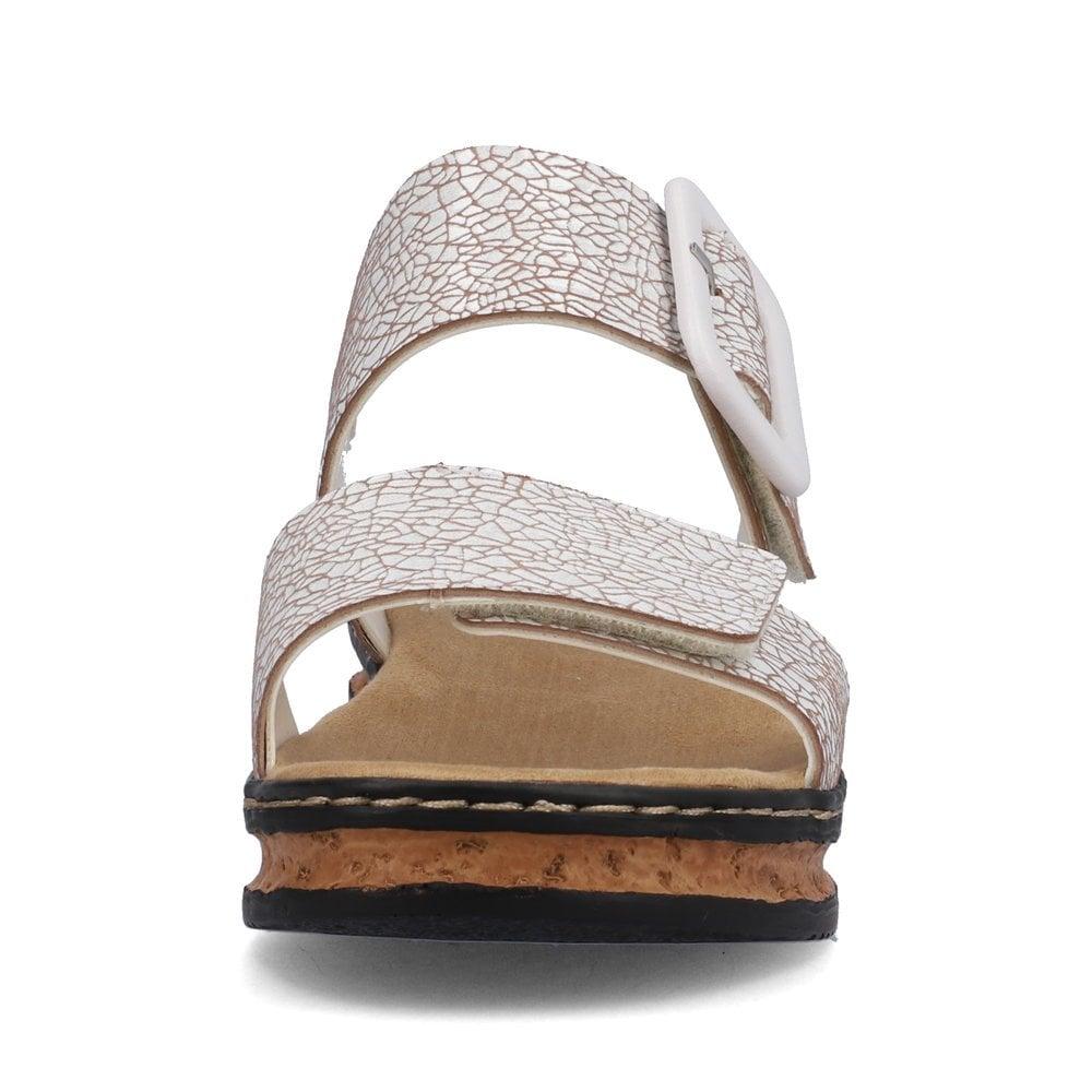 Rieker 62950-80 Regina Womens Sandals - White