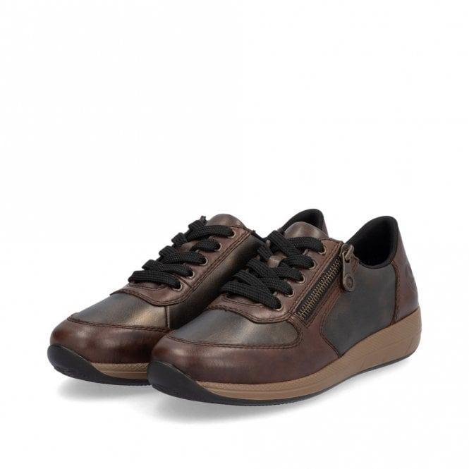 Rieker N1112 Ladies Shoes - Brown