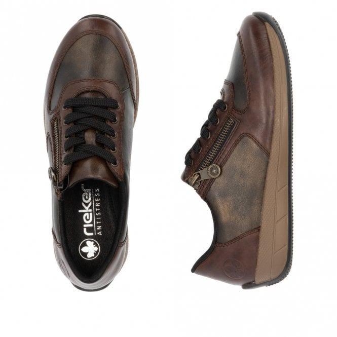 Rieker N1112 Ladies Shoes - Brown