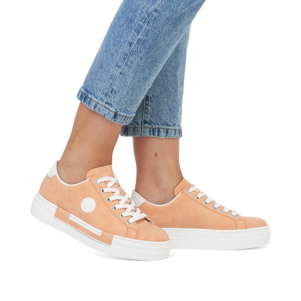 Rieker N49W1-38 Enya Womens Shoes - Orange