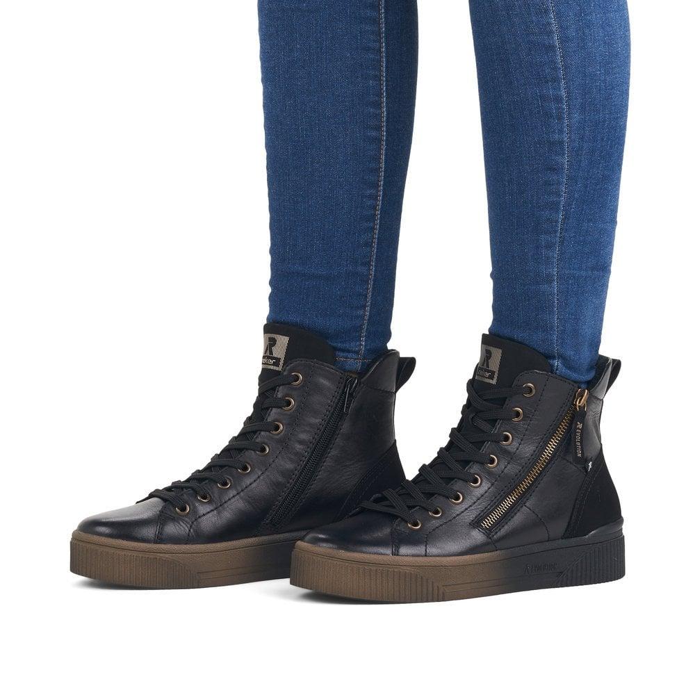Rieker R-Evolution W0761-00 Adora Womens Boots - Black