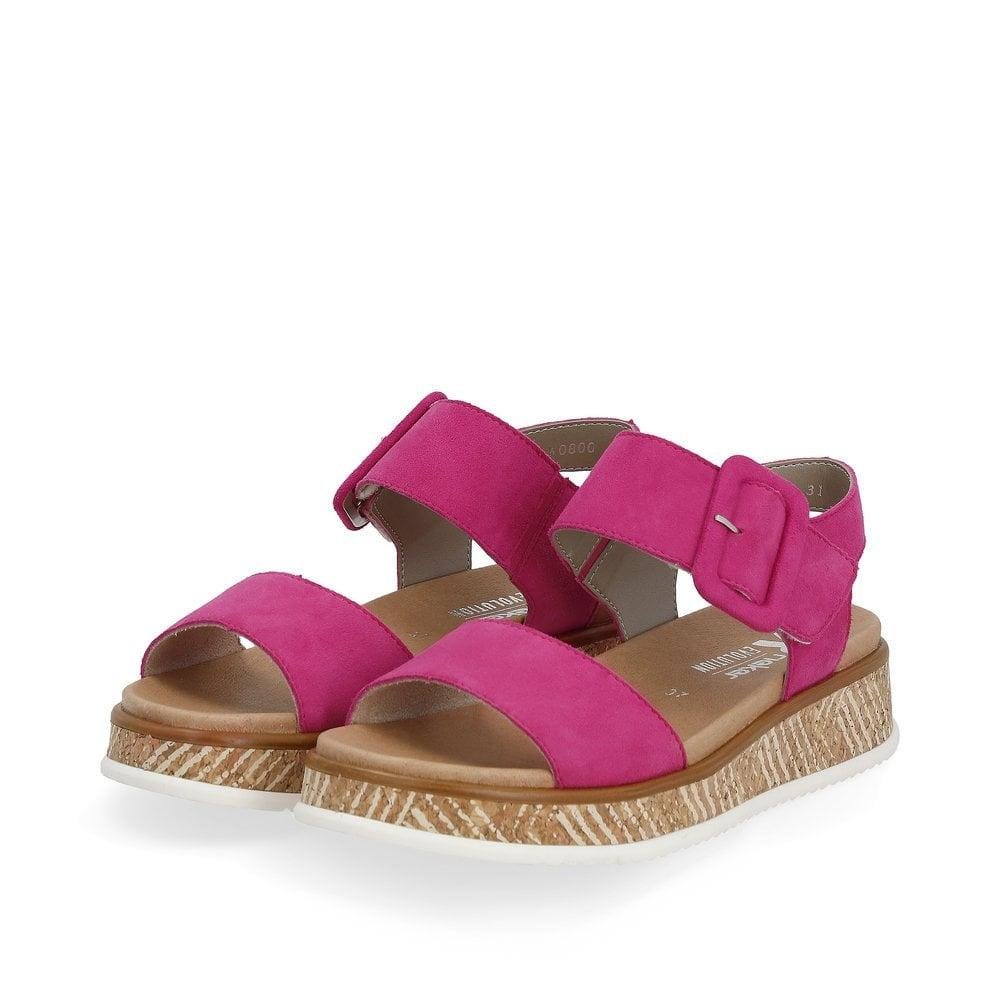 Rieker R-Evolution W0800-31 Meg Womens Sandals - Rose