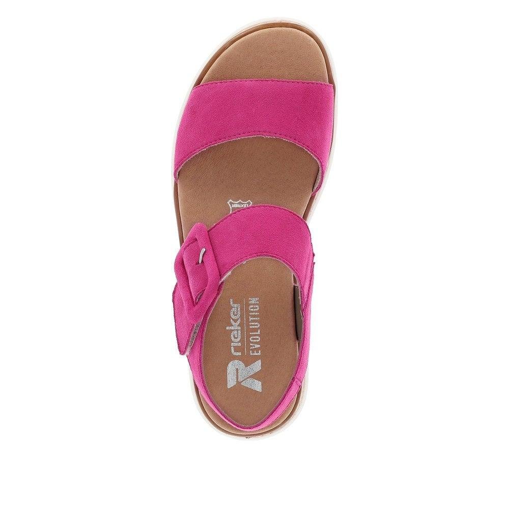 Rieker R-Evolution W0800-31 Meg Womens Sandals - Rose