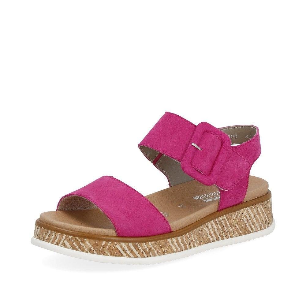 Rieker R-Evolution W0800-31 Meg Womens Sandals - Rose