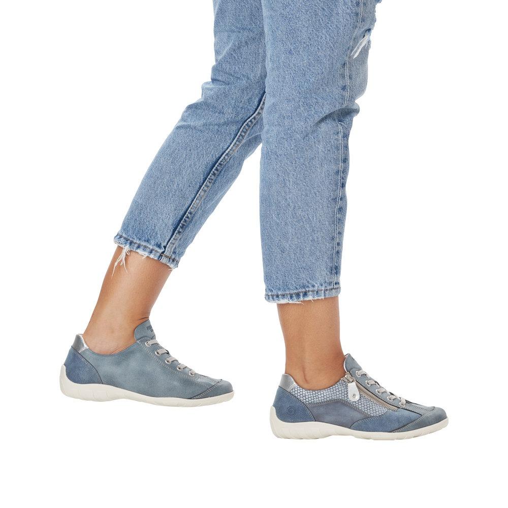 Rieker R3410-14 Liv Womens Casual Shoes - Blue Combination