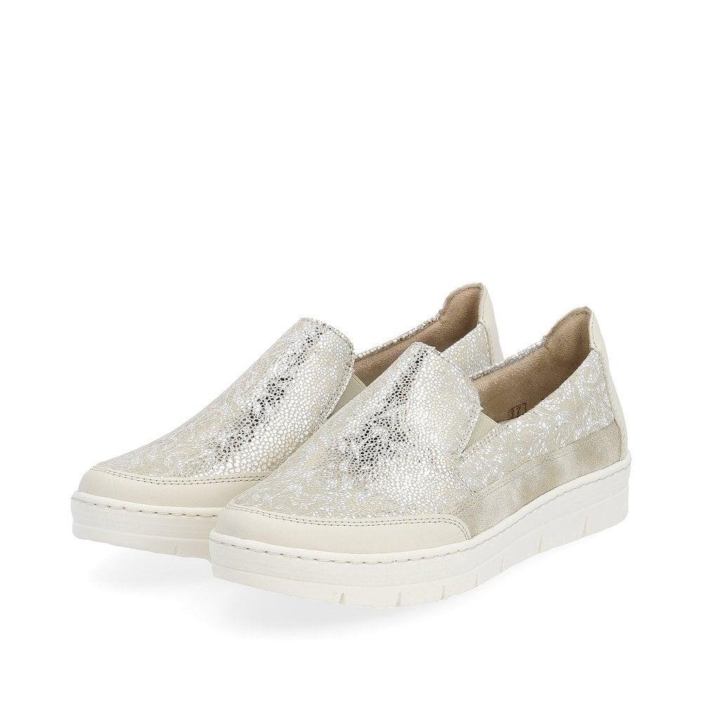 Rieker Remonte D5829-90 Kaja Womens Shoes - Metallic