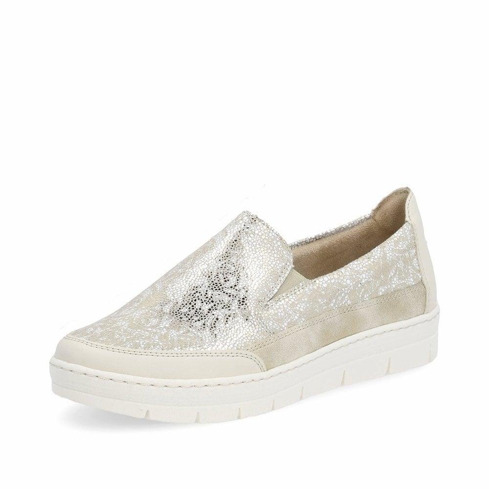 Rieker Remonte D5829-90 Kaja Womens Shoes - Metallic