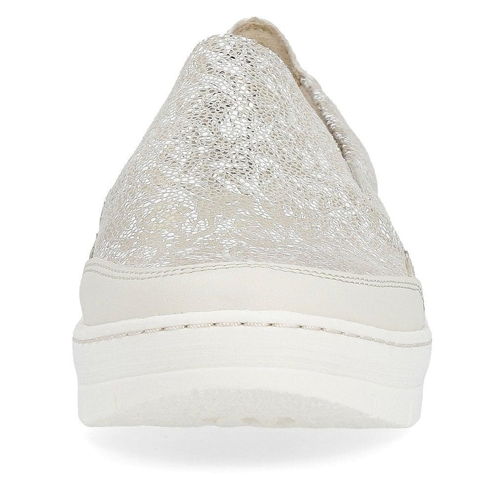 Rieker Remonte D5829-90 Kaja Womens Shoes - Metallic