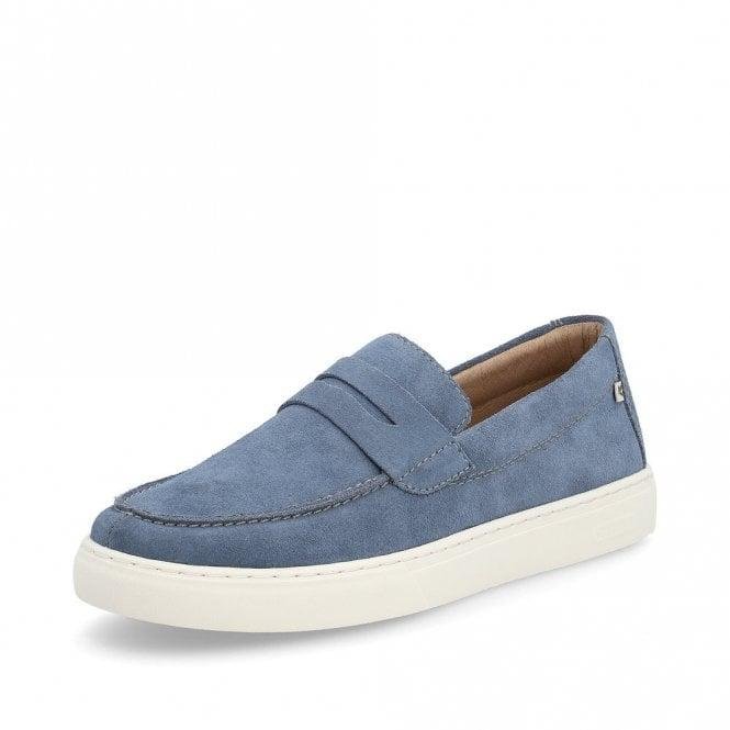 Rieker U0703-14 Nash Mens Shoes - Blue