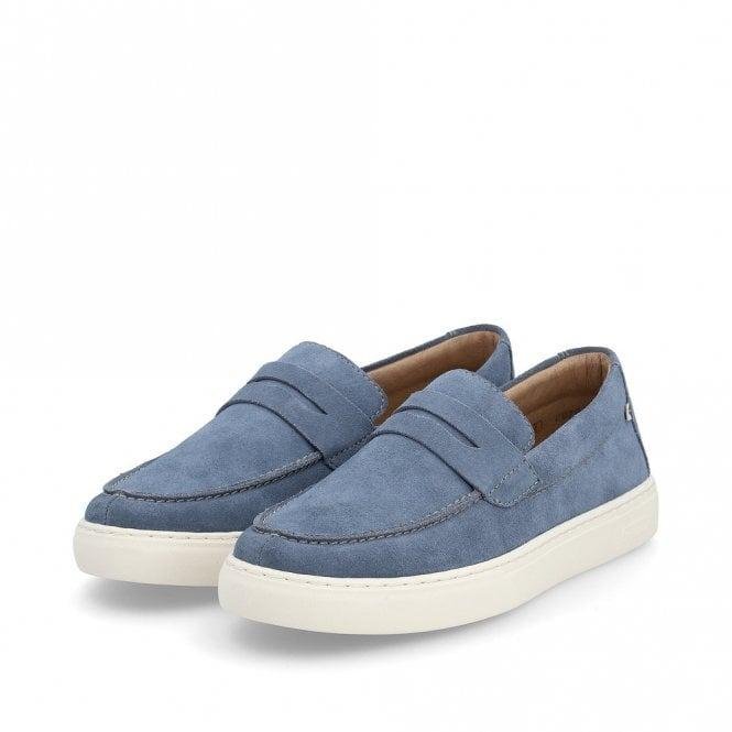 Rieker U0703-14 Nash Mens Shoes - Blue