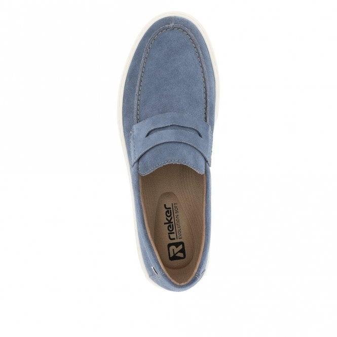 Rieker U0703-14 Nash Mens Shoes - Blue
