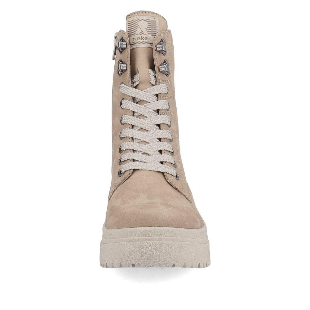 Rieker W0371-20 Mercina Womens Boots - Beige