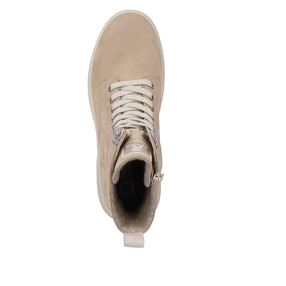 Rieker W0371-20 Mercina Womens Boots - Beige