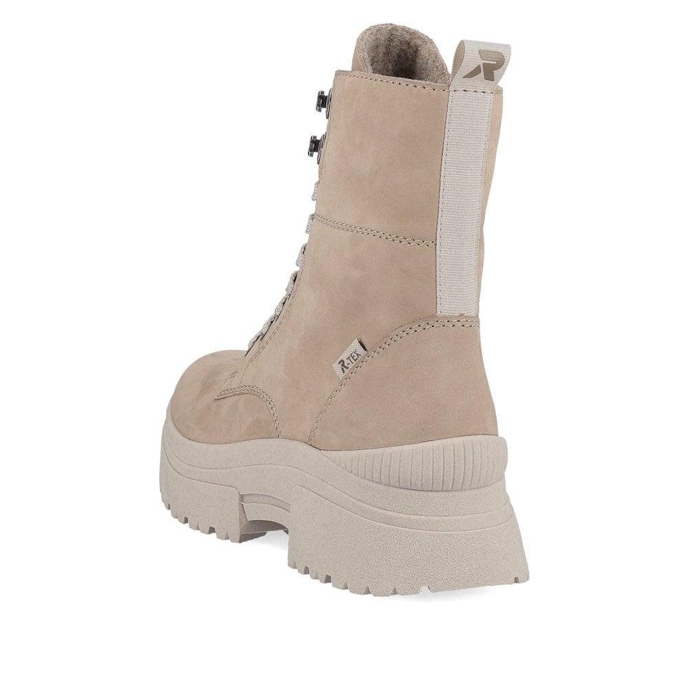 Rieker W0371-20 Mercina Womens Boots - Beige