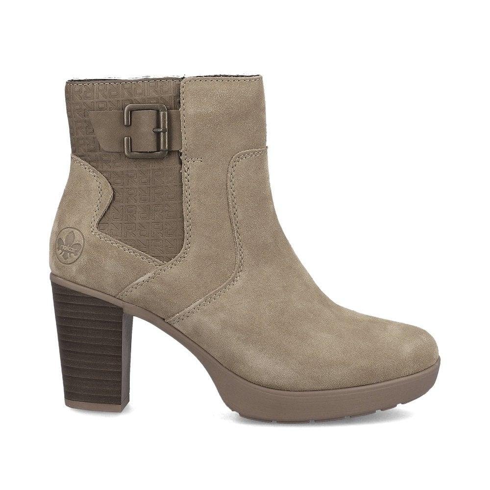 Rieker Y2252-64 Eva Womens Boots - Beige
