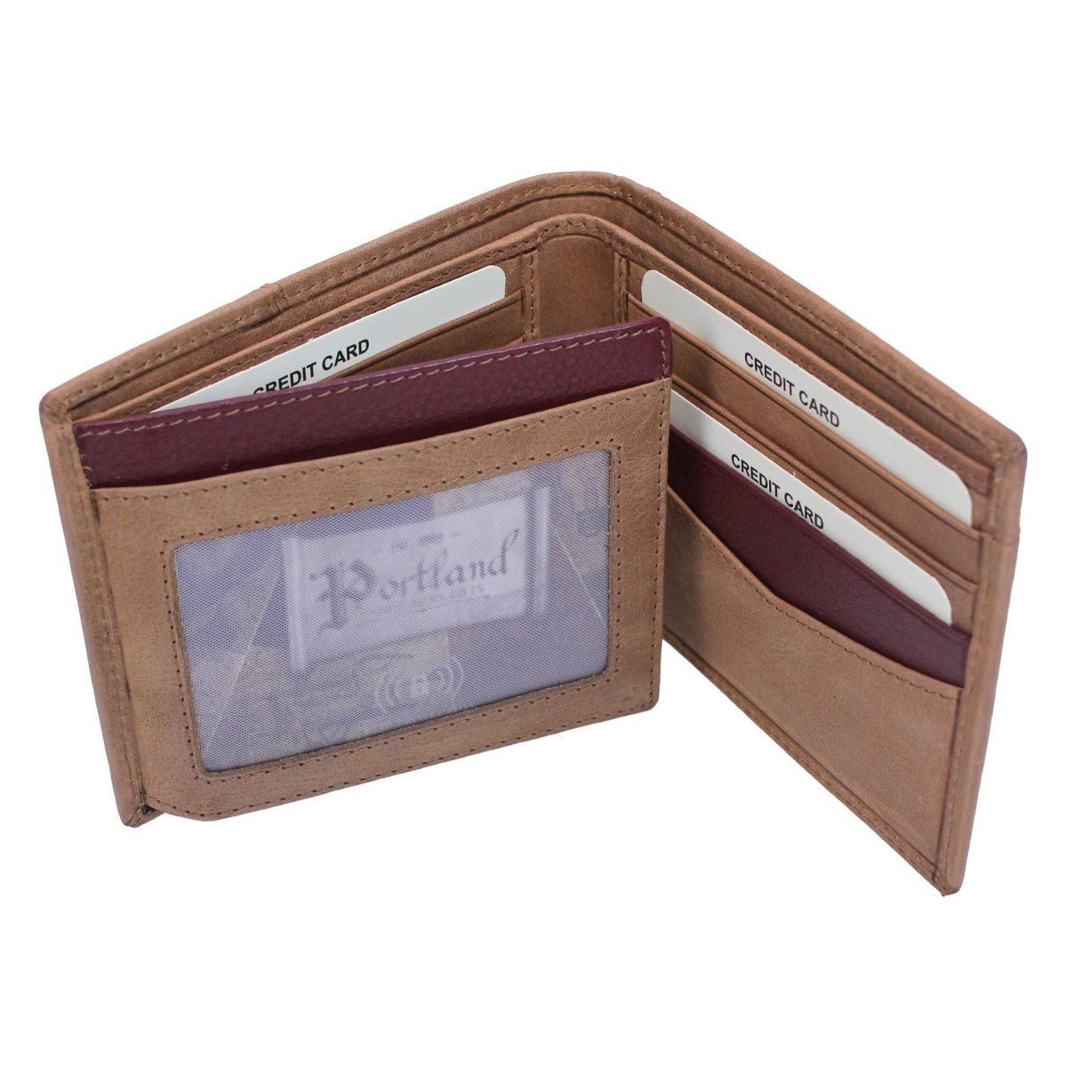 Something Special Gifts Leather Billfold Wallet - Tan