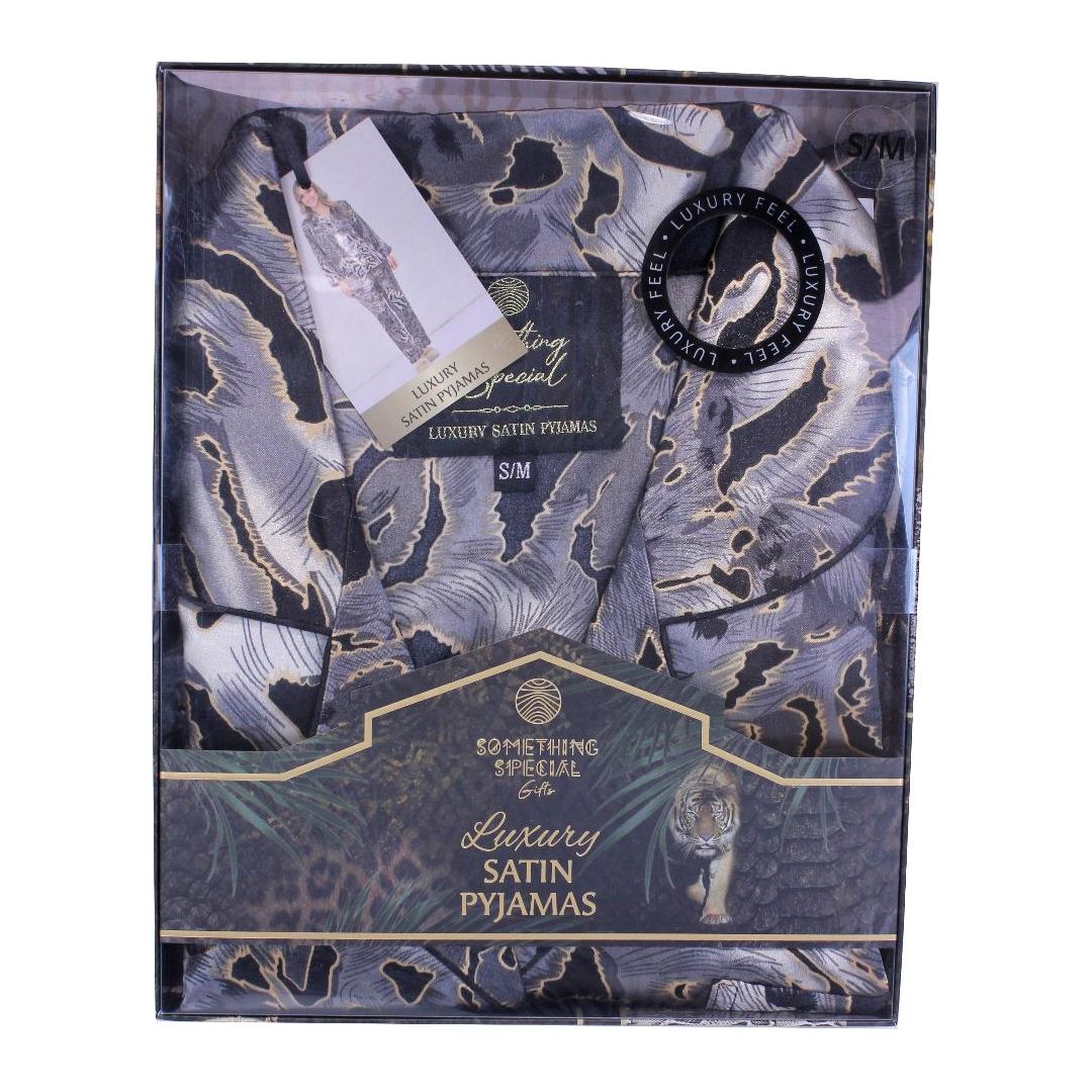Something Special Gifts Luxury Satin Pyjamas - Animal