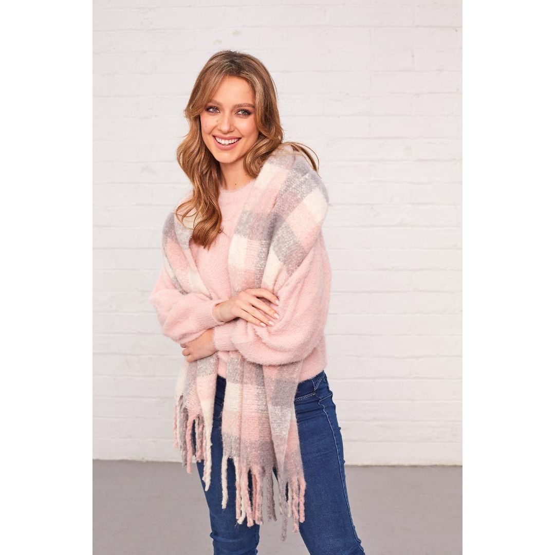 Something Special Gifts Supersoft Oversize Scarf - Dusty Pink