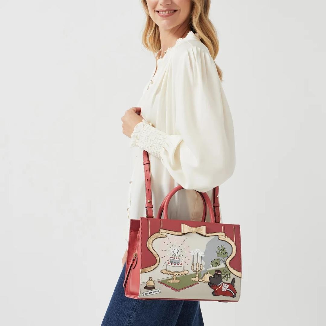 The Radley Hotel Medium Ziptop Multiway Bag - Copper Pink