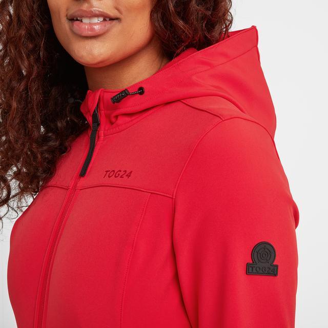 TOG24 Keld Softshell Hooded Jacket - Dark Coral