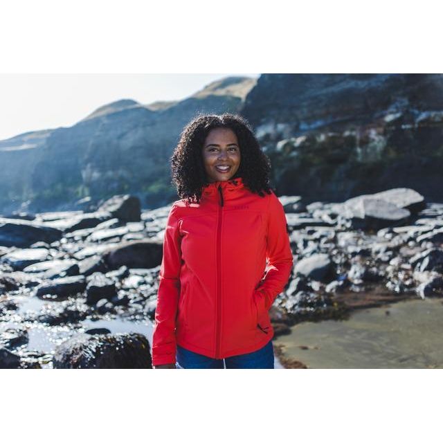 TOG24 Keld Softshell Hooded Jacket - Dark Coral