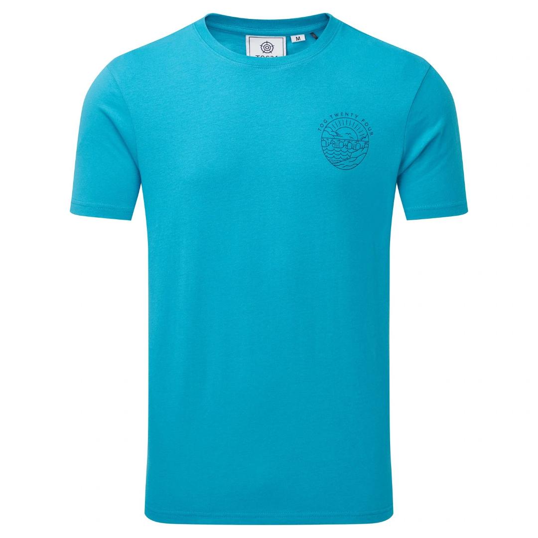 Tog24 Peterson Mens T-shirt - Light Turquoise