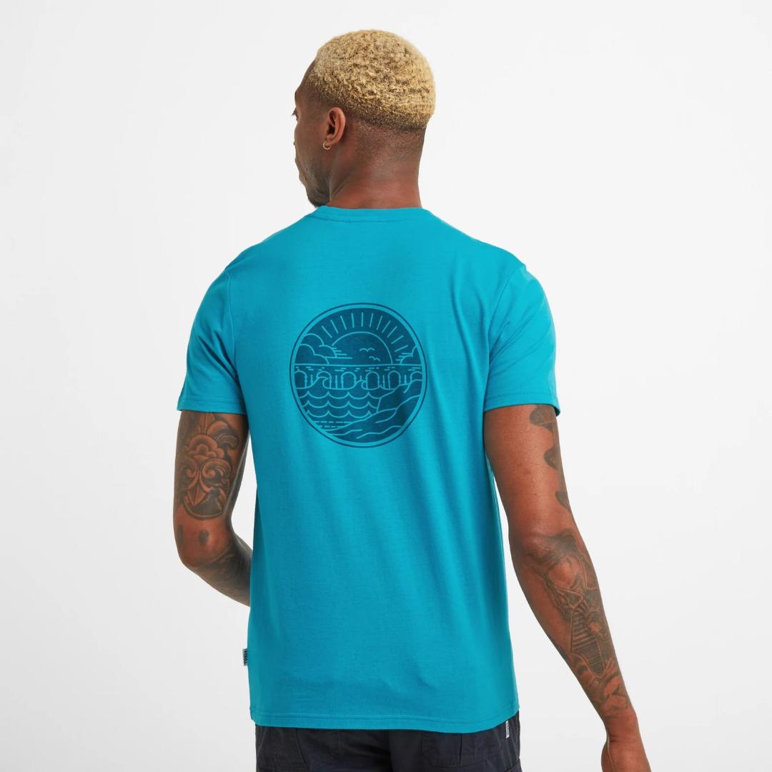 Tog24 Peterson Mens T-shirt - Light Turquoise