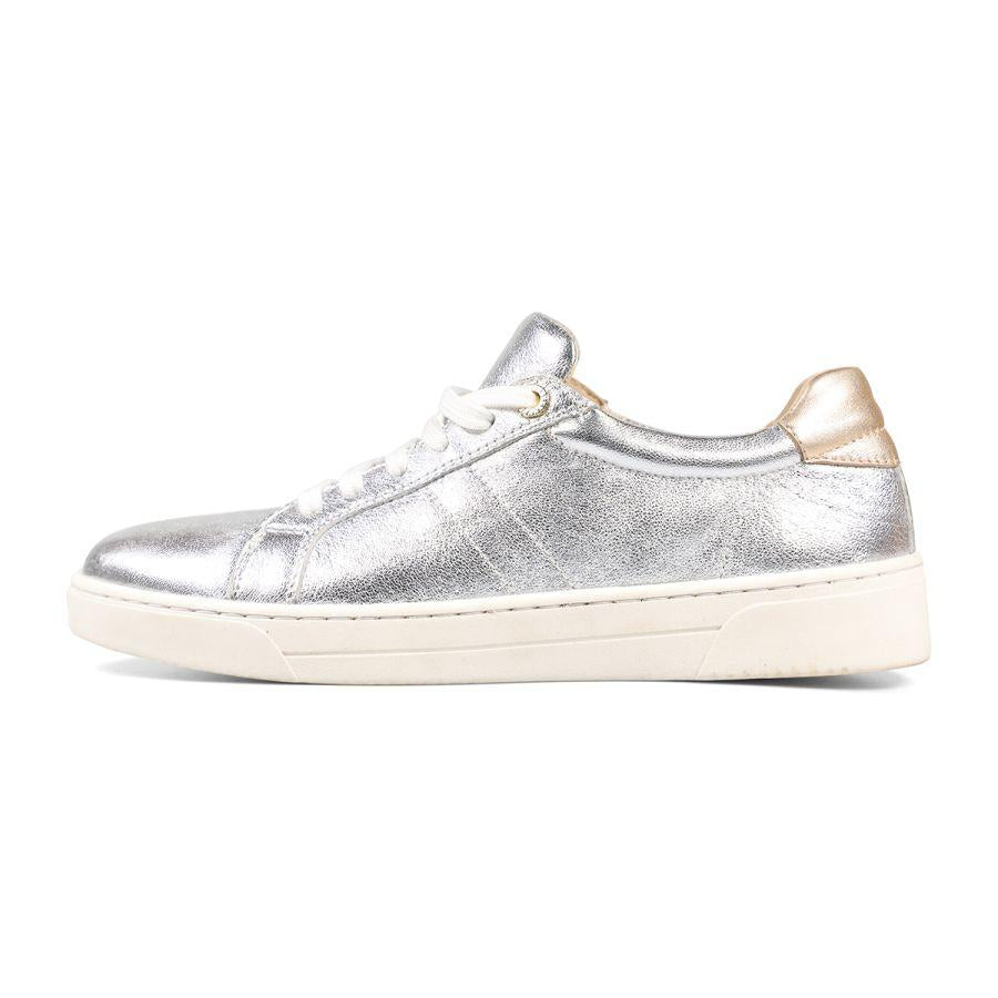 Van Dal 3517 Teddy Lace Up Trainers - Metallic Leather