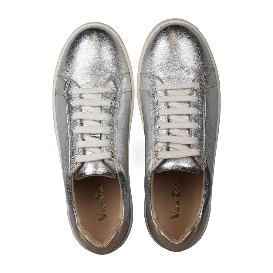 Van Dal 3517 Teddy Lace Up Trainers - Metallic Leather