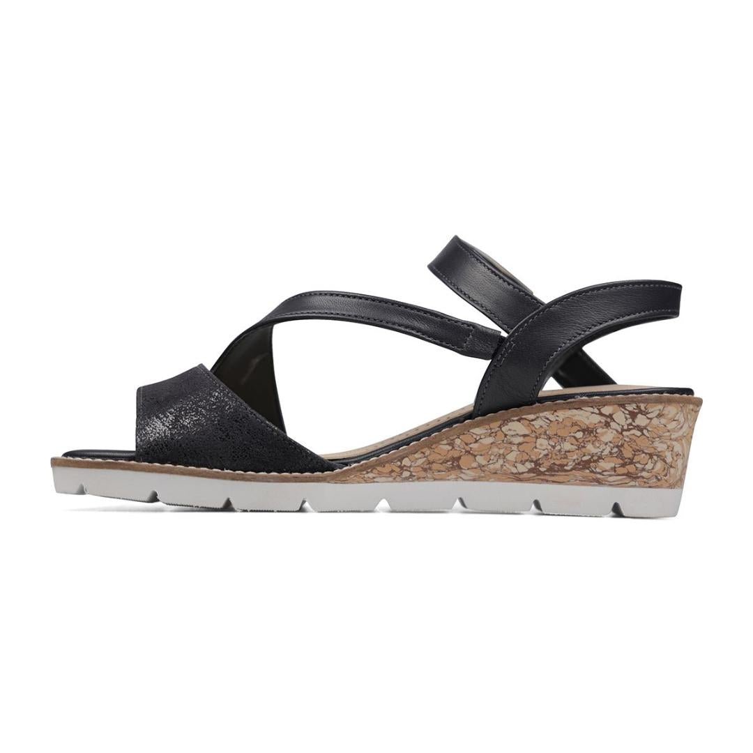 Van Dal Chennai Sandals - Midnight Leather