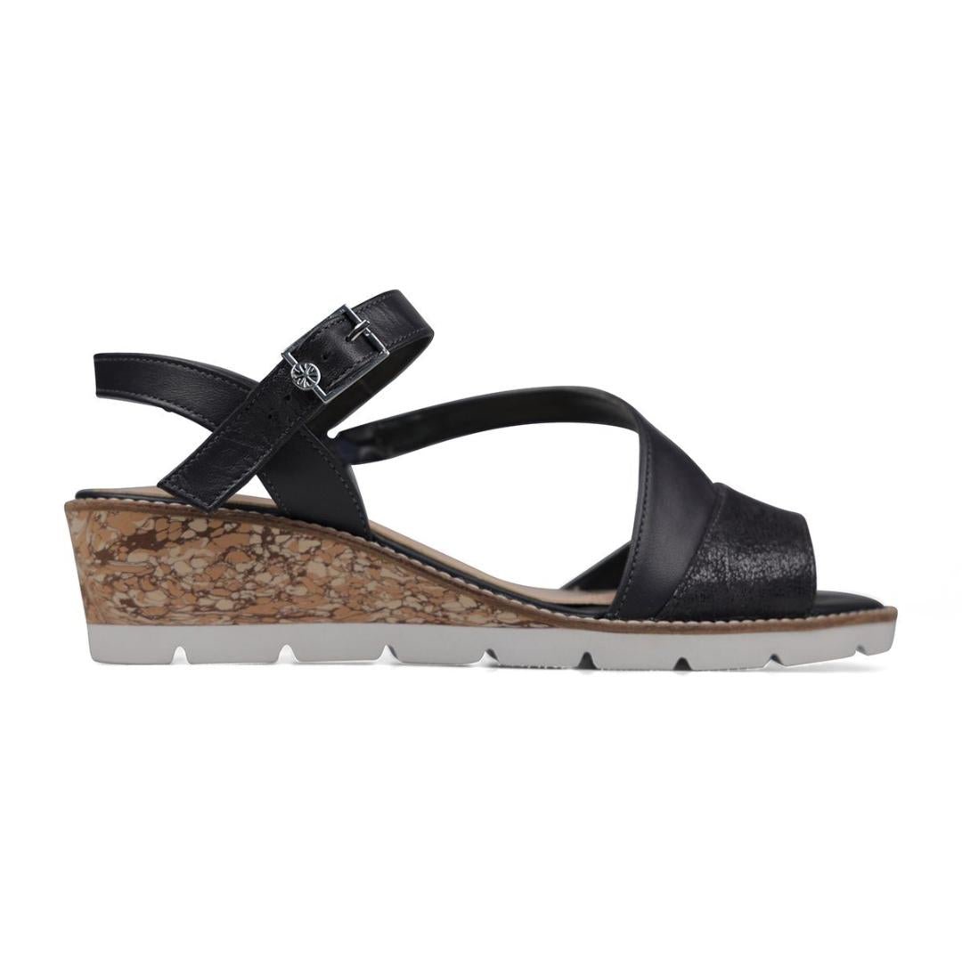 Van Dal Chennai Sandals - Midnight Leather