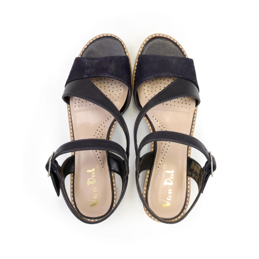 Van Dal Chennai Sandals - Midnight Leather
