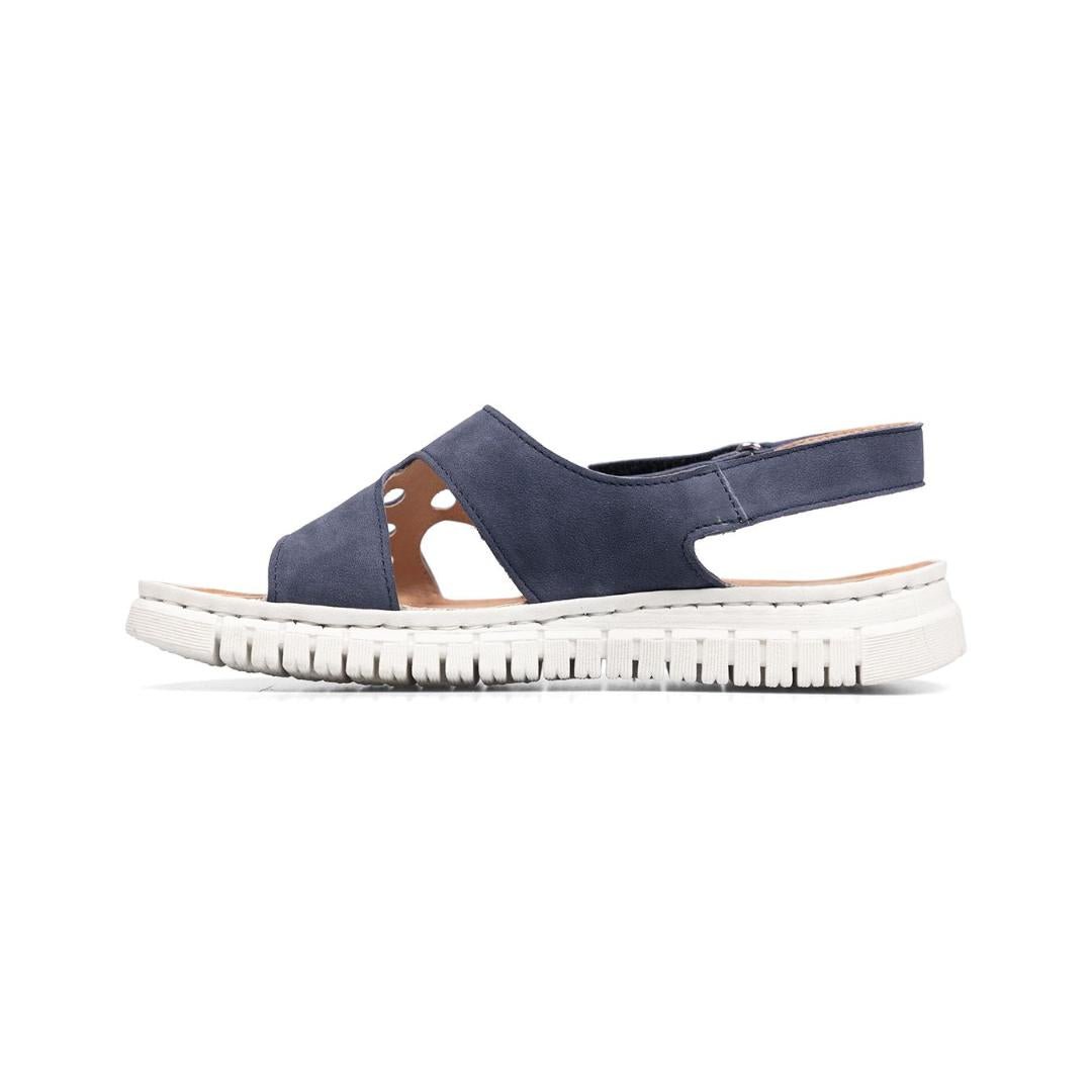 Van Dal Fern Sandals - Navy Nubuck