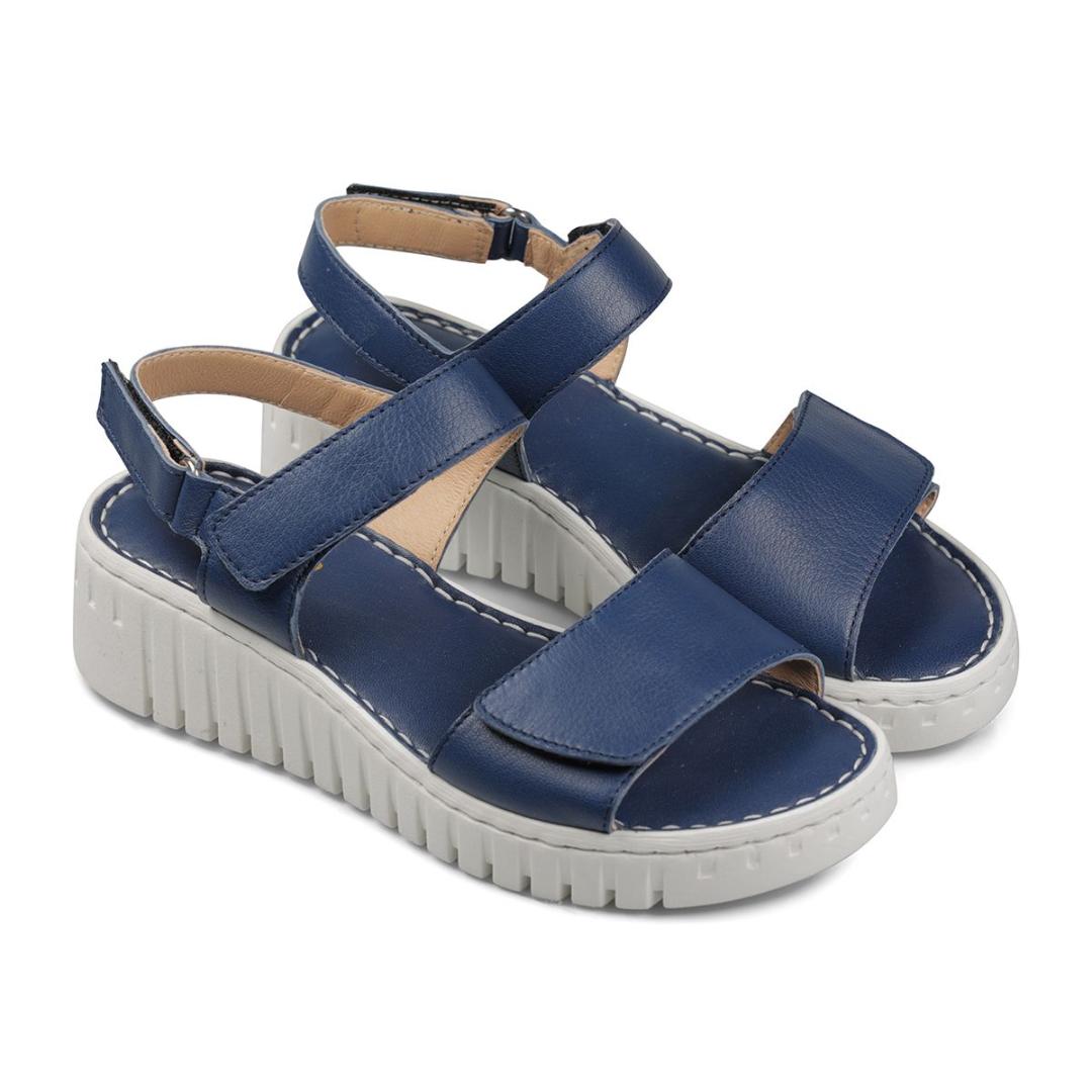 Van Dal Sienna Sandals - Navy Leather