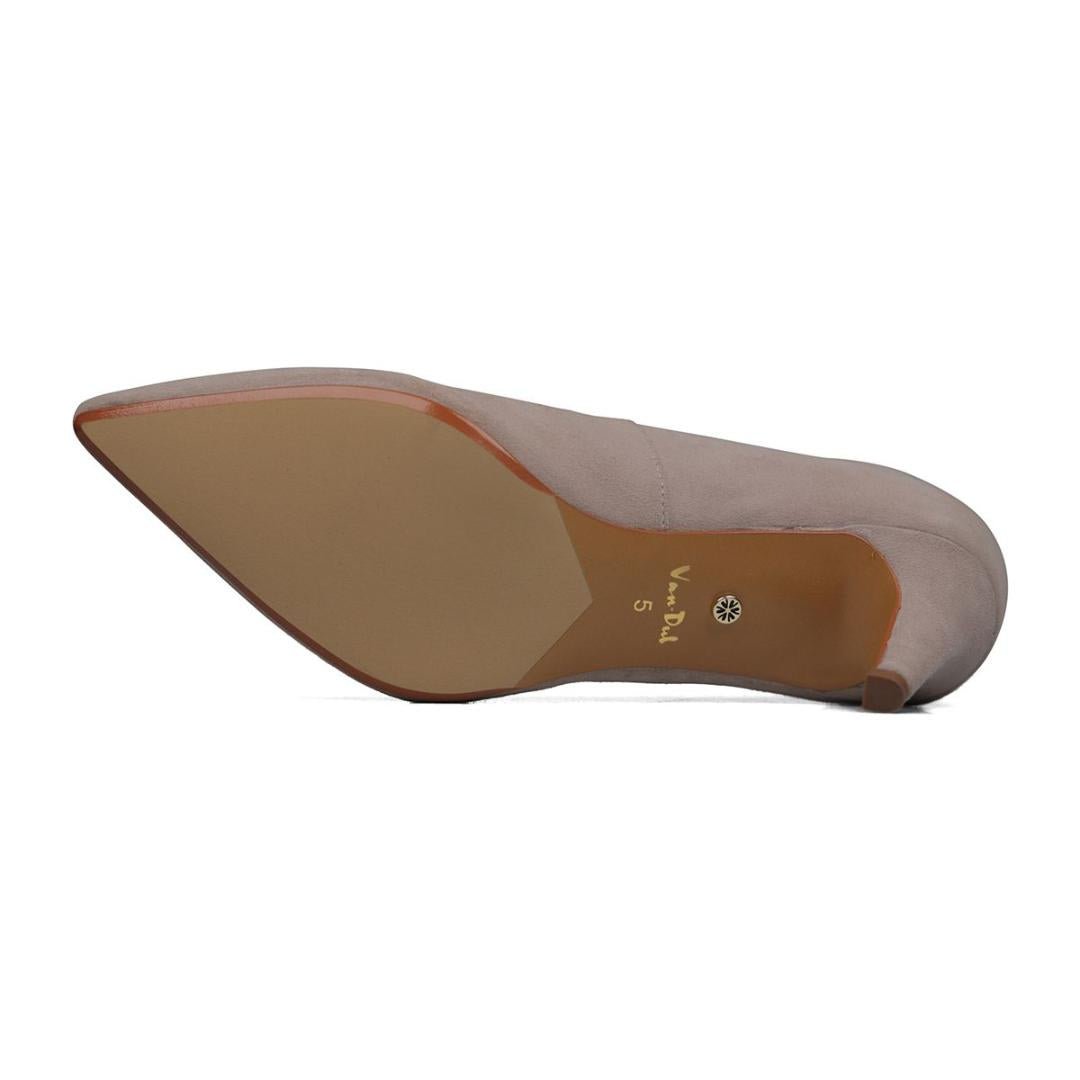 Van Dal Stella Court Shoes - Taupe Suede