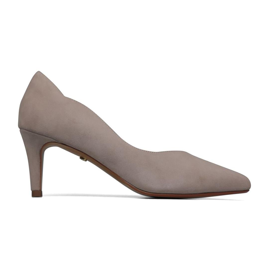Van Dal Stella Court Shoes - Taupe Suede