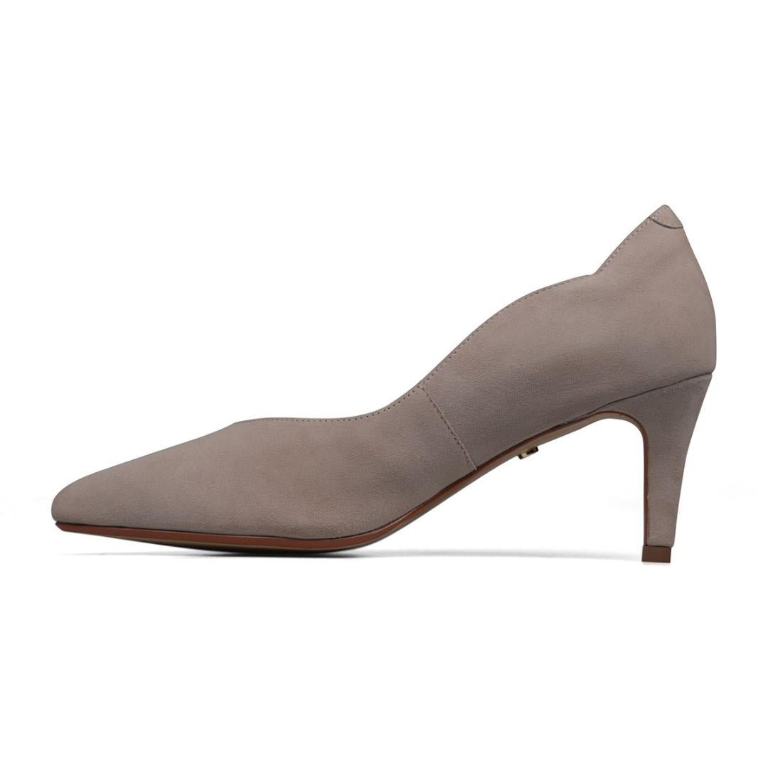 Van Dal Stella Court Shoes - Taupe Suede