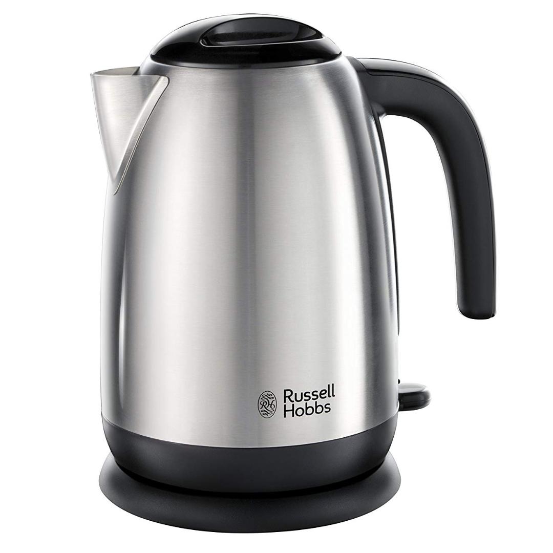 23910 Russell Hobbs Adventure Kettle Open Handle Brushed Stainless Steel