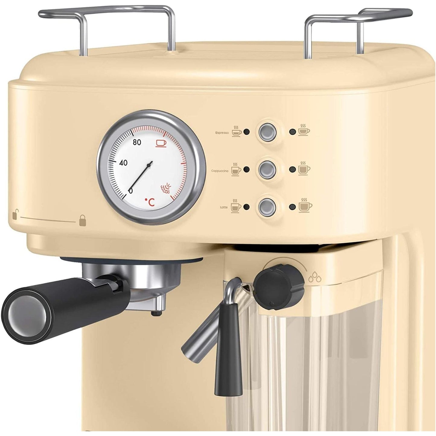 SK22150CN Swan Retro One Touch Espresso Machine Cream