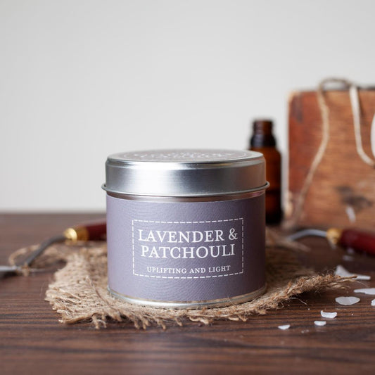 Lavender & Patchouli Pastel Tin Candle