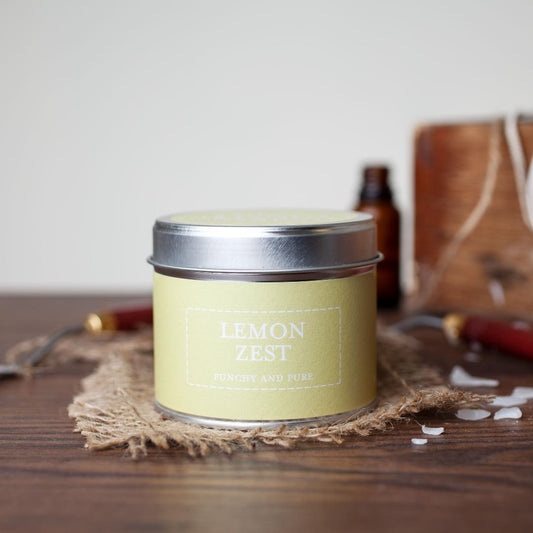 Lemon Zest Pastel Tin Candle