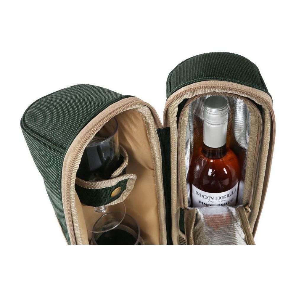 Greenfield Collection Deluxe Forest Green Wine Cooler