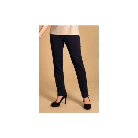 VIZ-A-VIZ Navy Denim Trousers