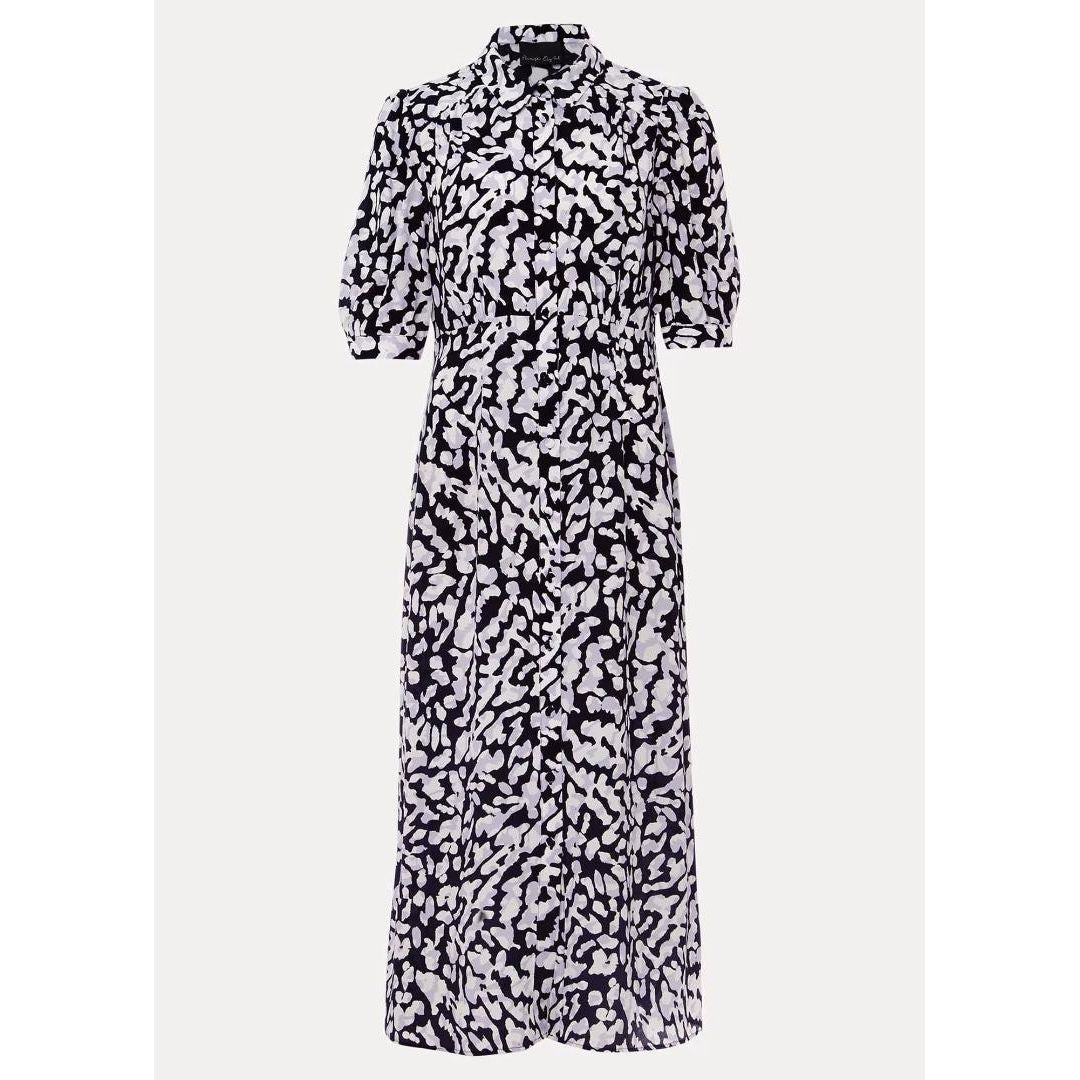 Phase Eight Cosette Lilac Animal Print Midaxi Dress - Lilac